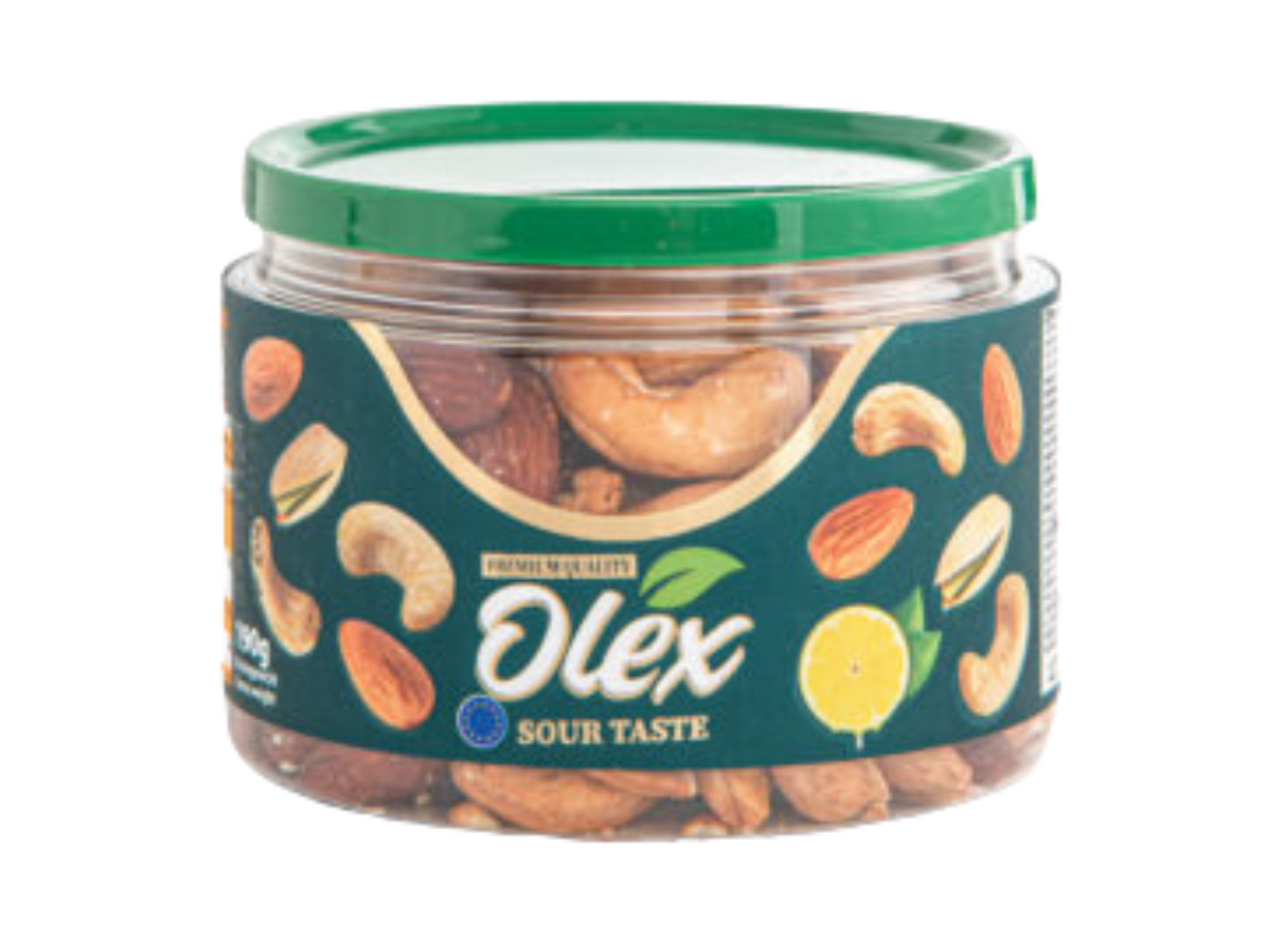 Mélange de fruits à coque rôties au citron 190G x 24 OLEX