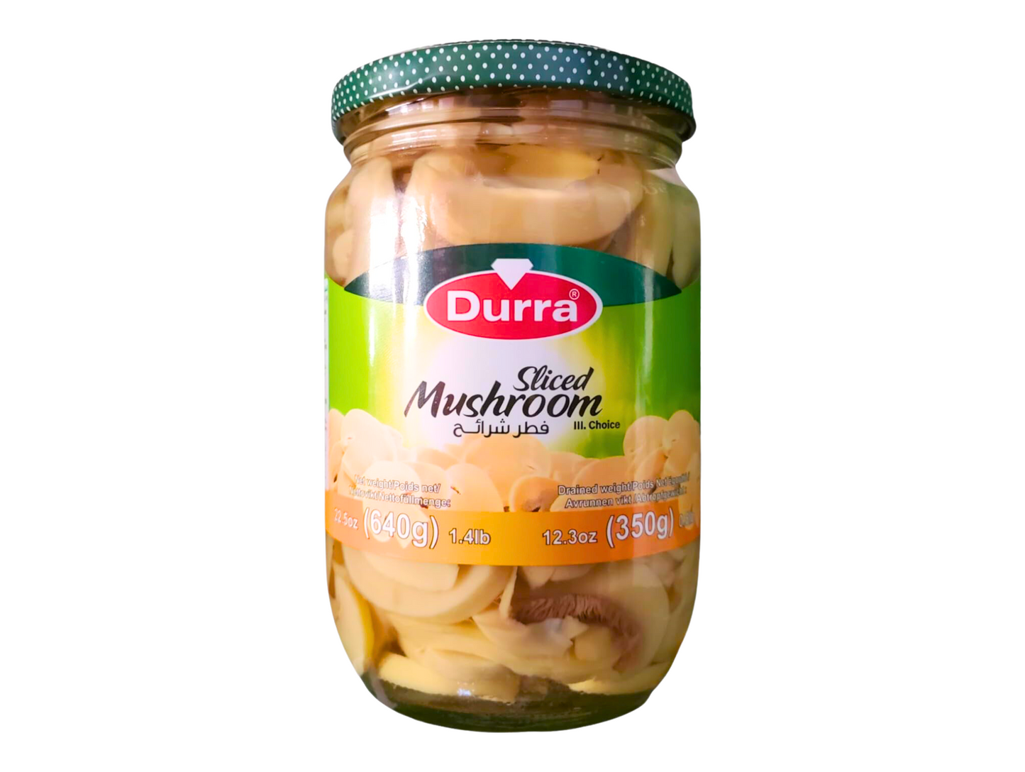 Champignons en lamelle 640G x12 DURRA