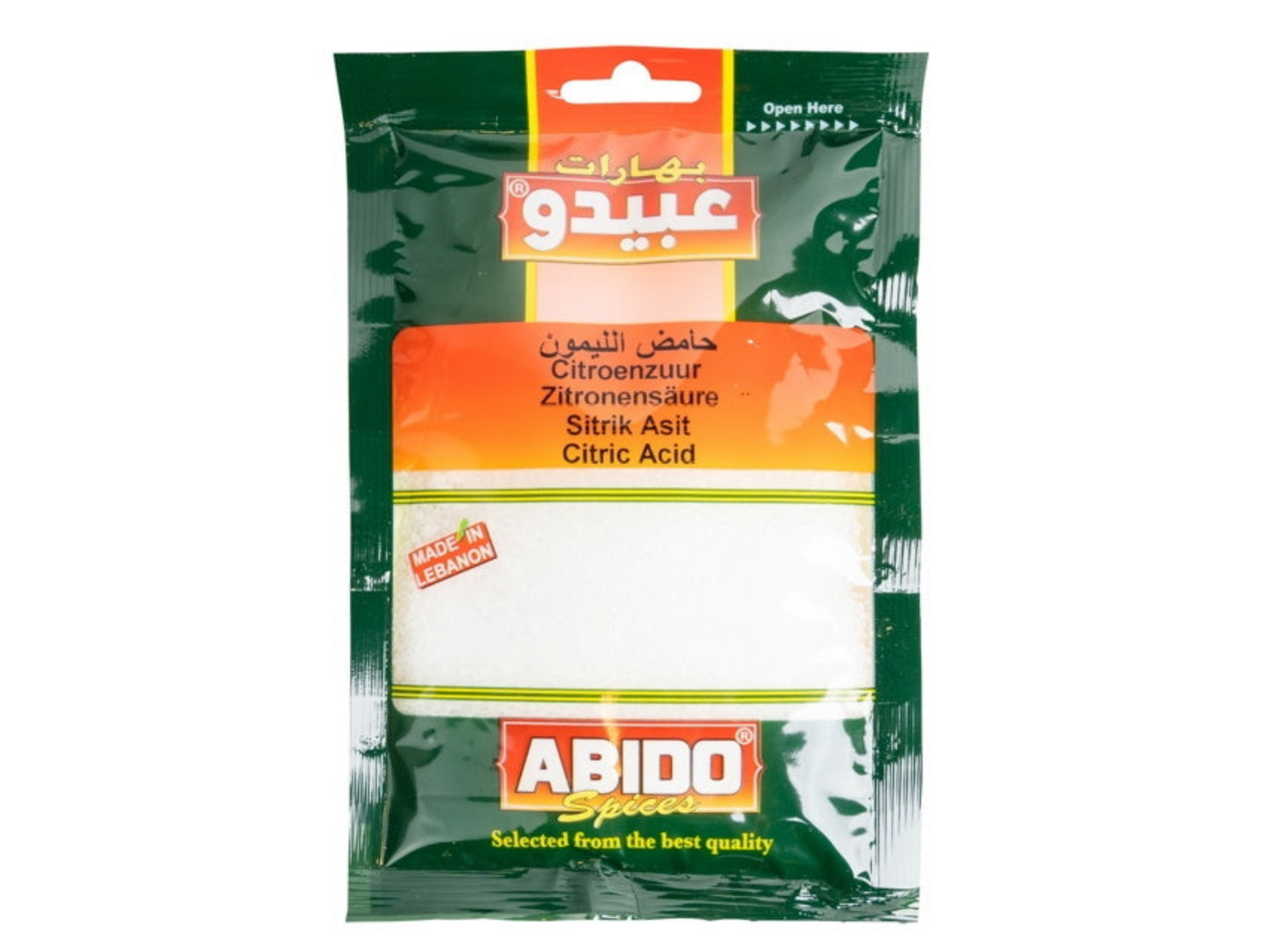 Acide citrique 500G - ABIDO