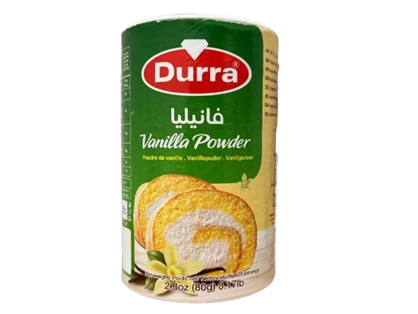 Sucre vanillé 80G x24 DURRA