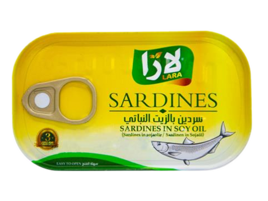 Sardines nature 125G x 50 LARA