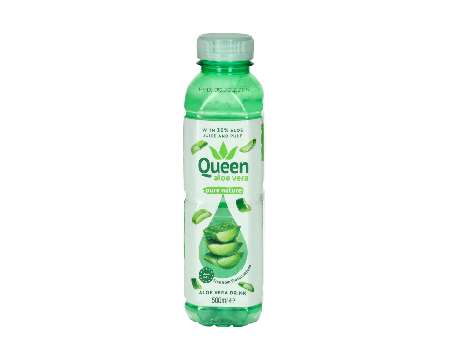 Eau à l'aloe vera nature 500ML x 12 QUEEN