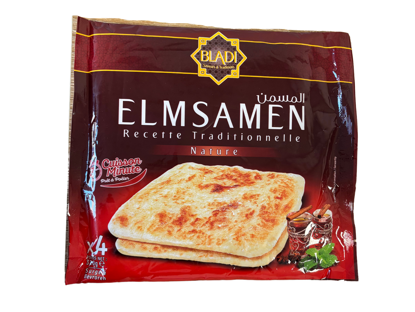 Msemen surgelés 320G x 24 BLEDI