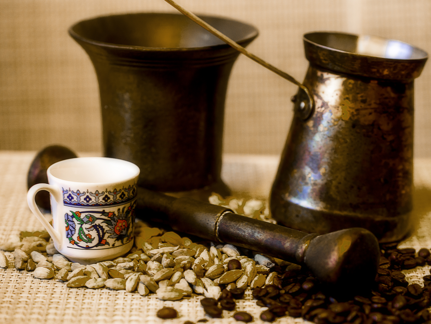 Café moulu extra cardamome 450G x12 - HAMWI