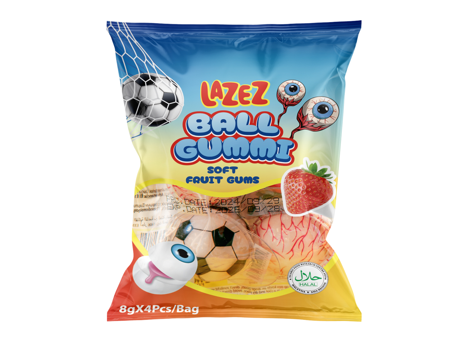 Bonbons gummies balls 32G x 40 - LAZEZ