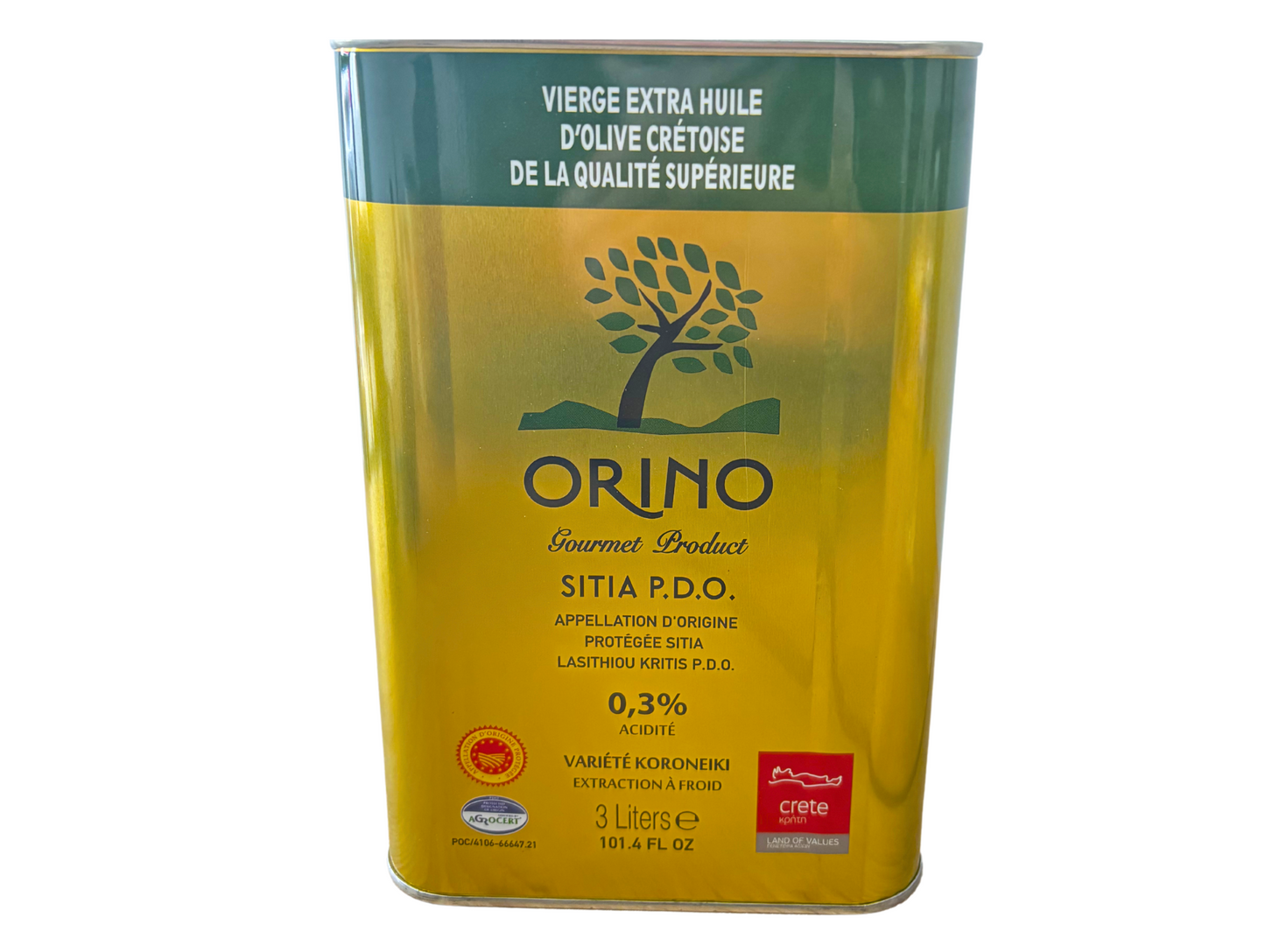 Huile d'olive 3L x4 PDO SITIAL ORINO