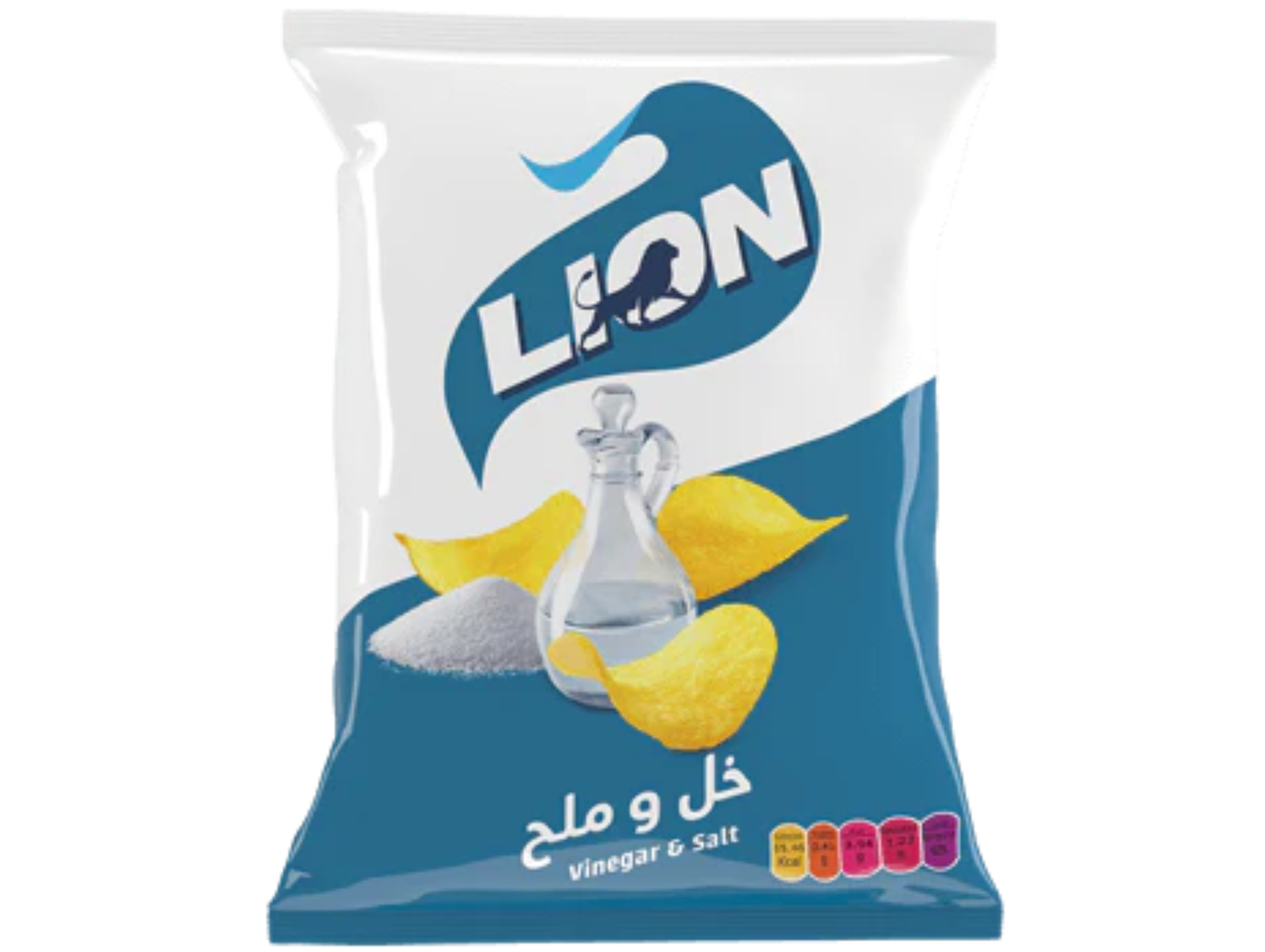 Chips au sel et vinaigre 60G x 15 - LION
