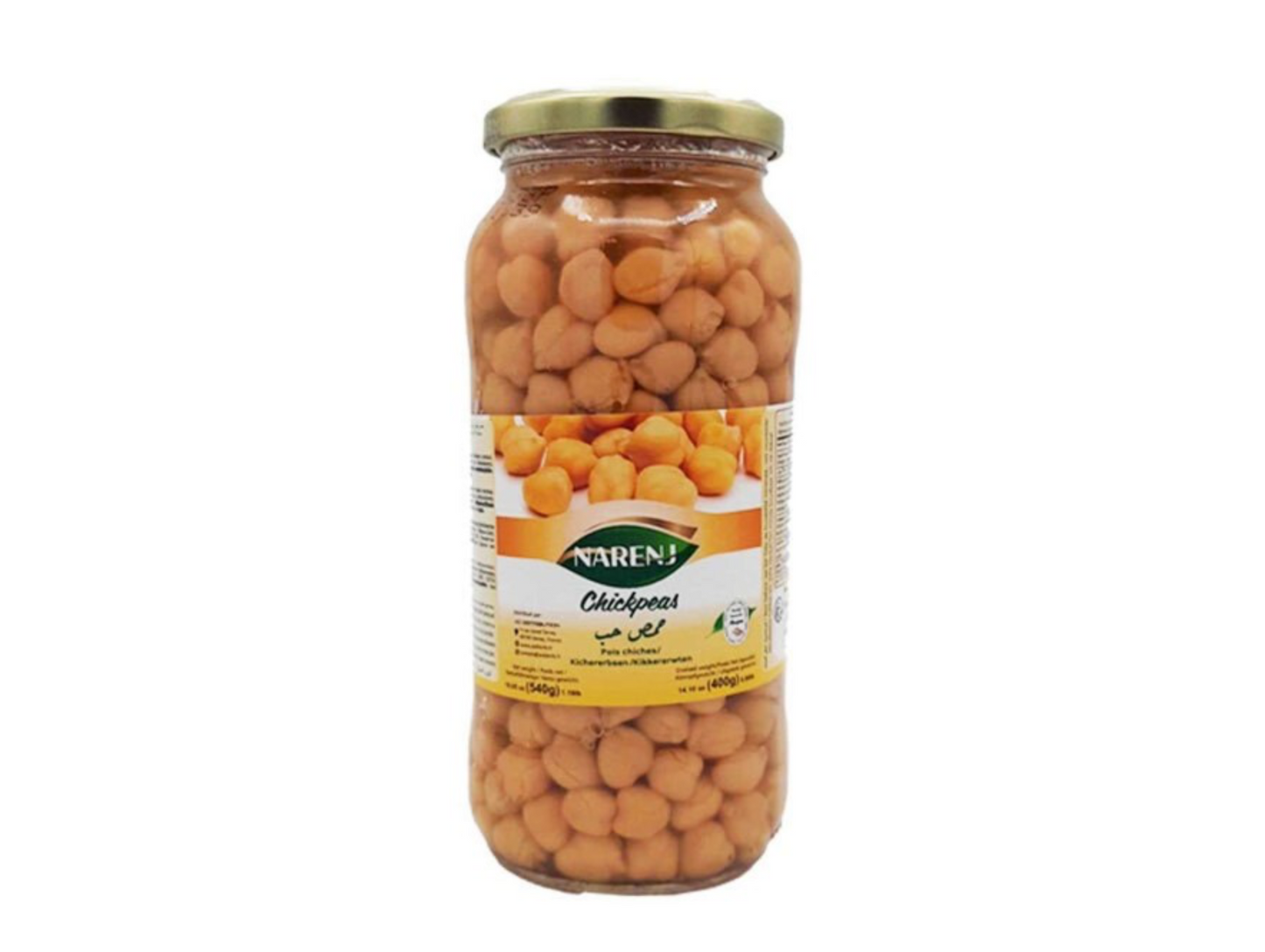 Pois chiches en bocal 580G x12 NARENJ
