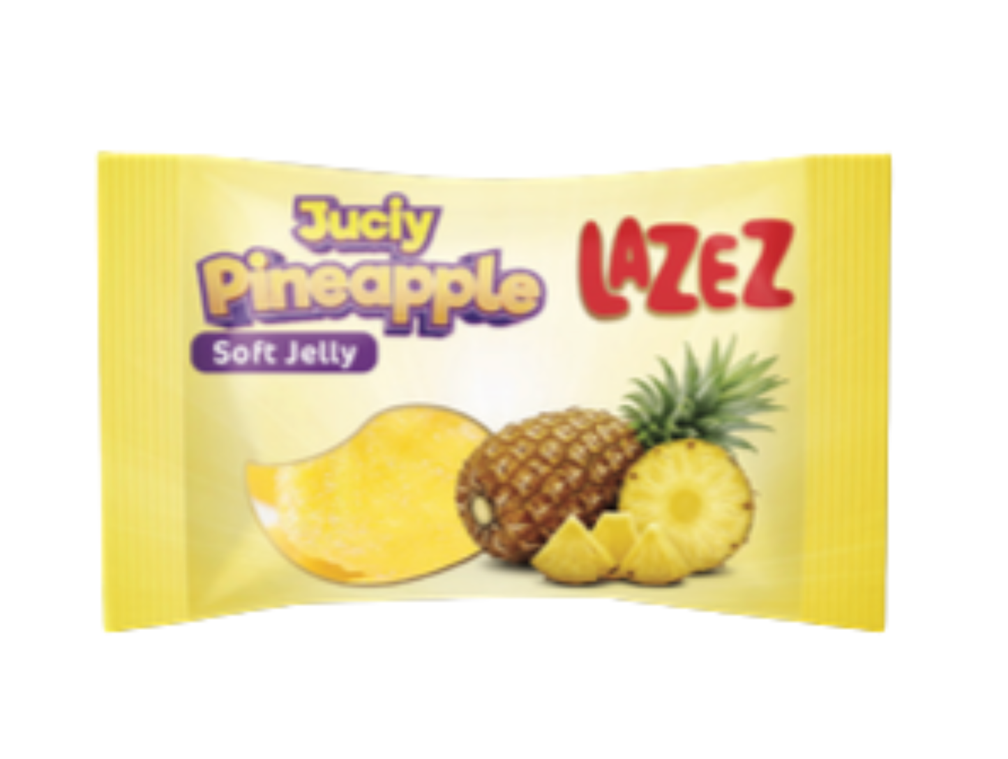 Bonbons juteux à l'ananas 100G x 24 - LAZEZ