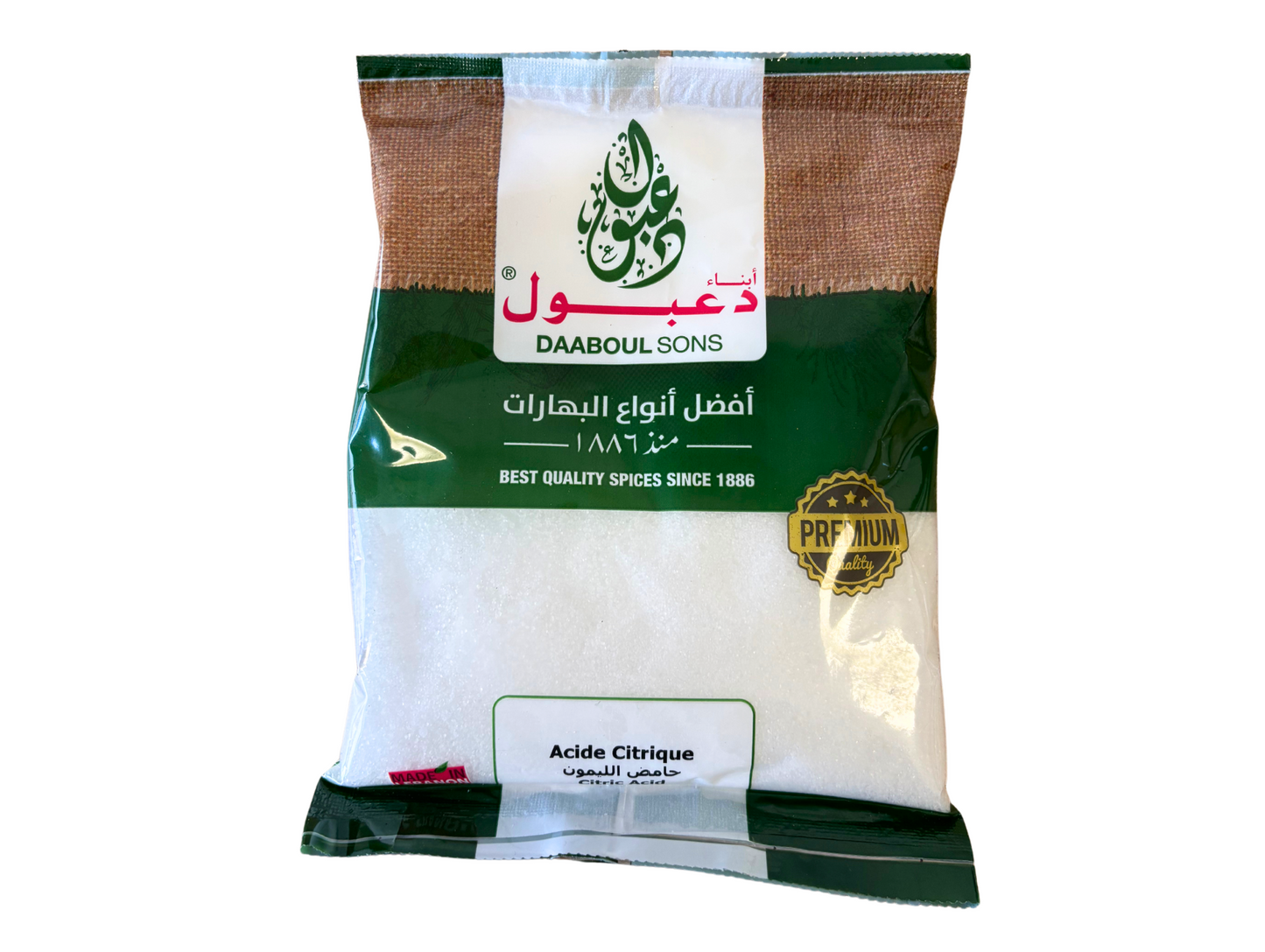 Citric Acid 500G DAABOUL