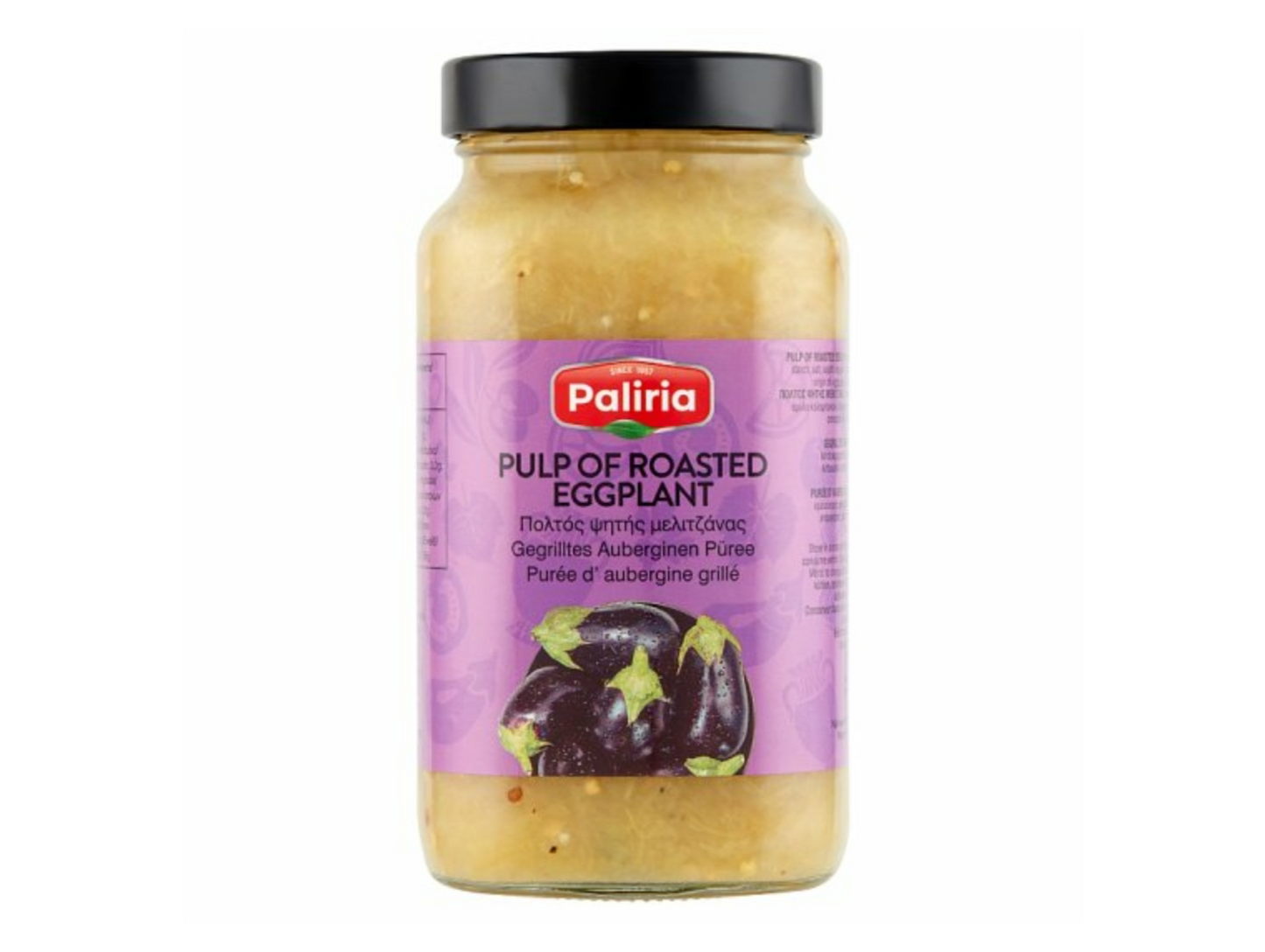 Purée d'aubergines grillées 480G x12 PALIRRIA