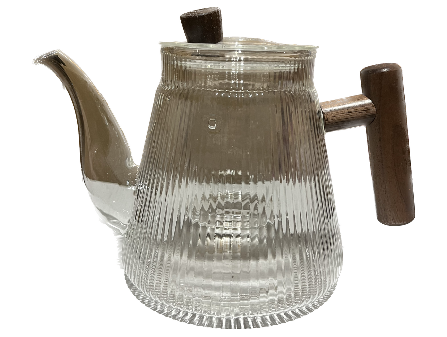 Théière en verre avec passoire et poignée latérale LM32-6