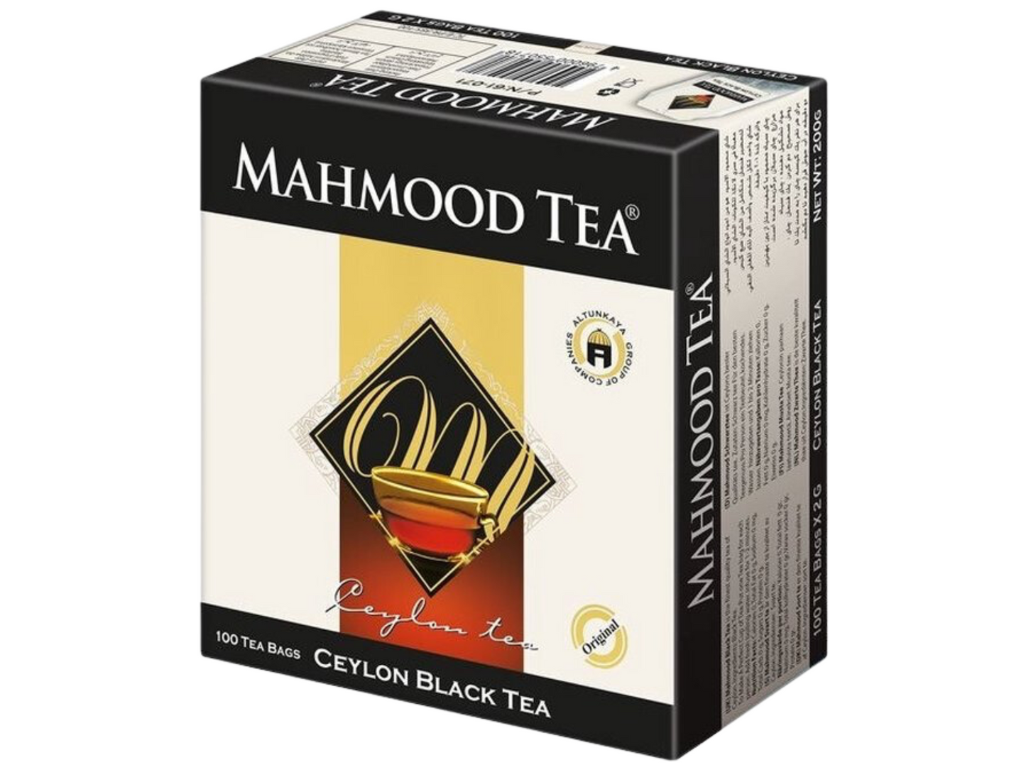 Thé ceylon en sachet 200G x18 MAHMOOD