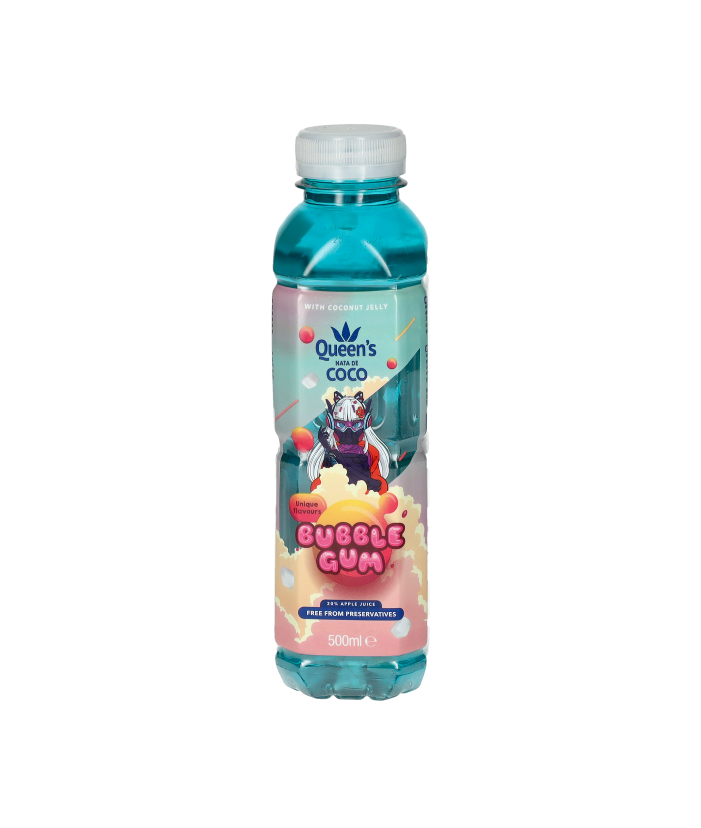 Boisson nata de coco goût bubblegum 500ML x 12 QUEEN
