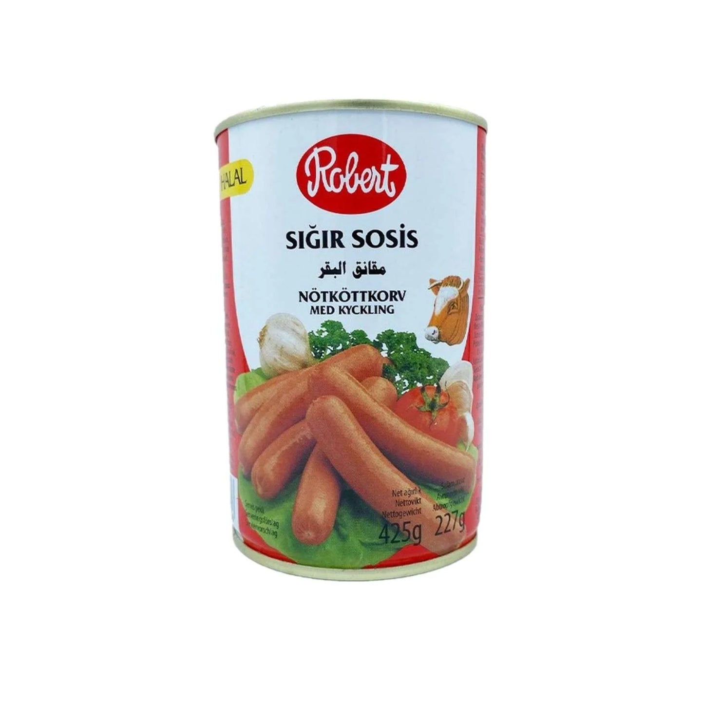 Saucisses de boeuf 425G x12 ROBERT