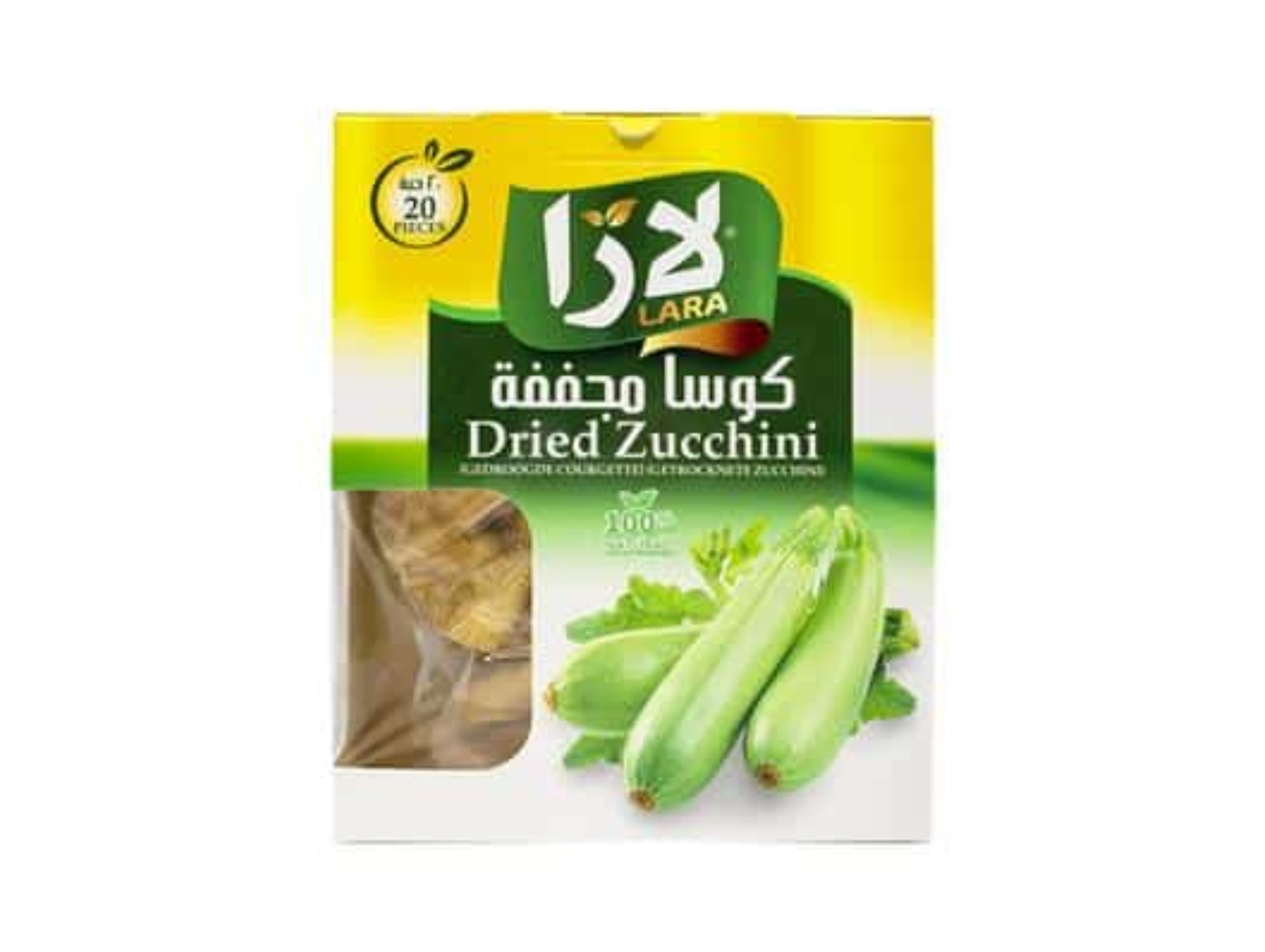 Courgettes séchées 60G x 12 LARA