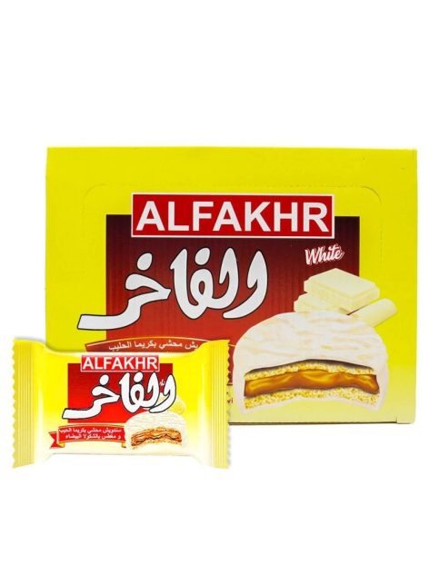 Biscuit au chocolat blanc 420G x12 AL FAKHR