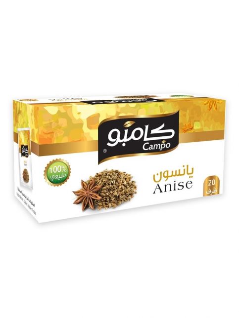 Infusion 20 sachets de 2G x 6 à l'anis CAMPO