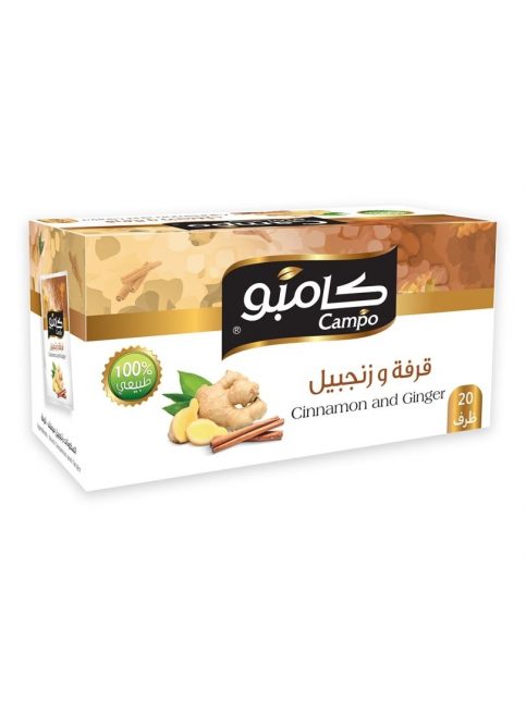 Infusion 20 sachets de 2G x 6 à la cannelle et au gingembre CAMPO