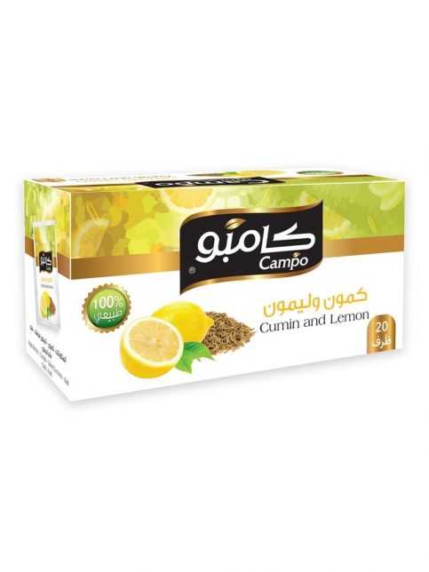 Infusion 20 sachets de 2G x 6 au cumin et au citron CAMPO
