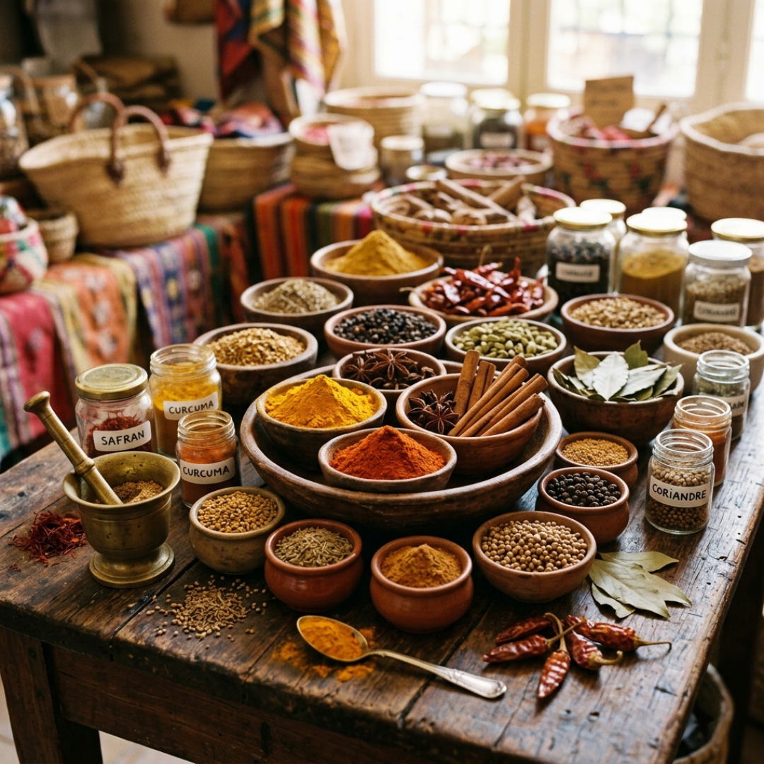 Épices, bouillons & mélanges