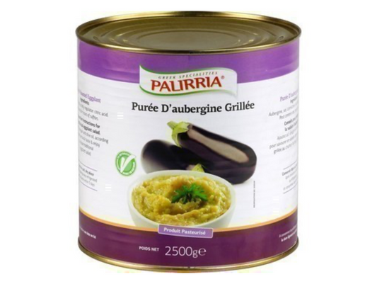 Purée d'aubergines 2500G x 6 PALIRRIA