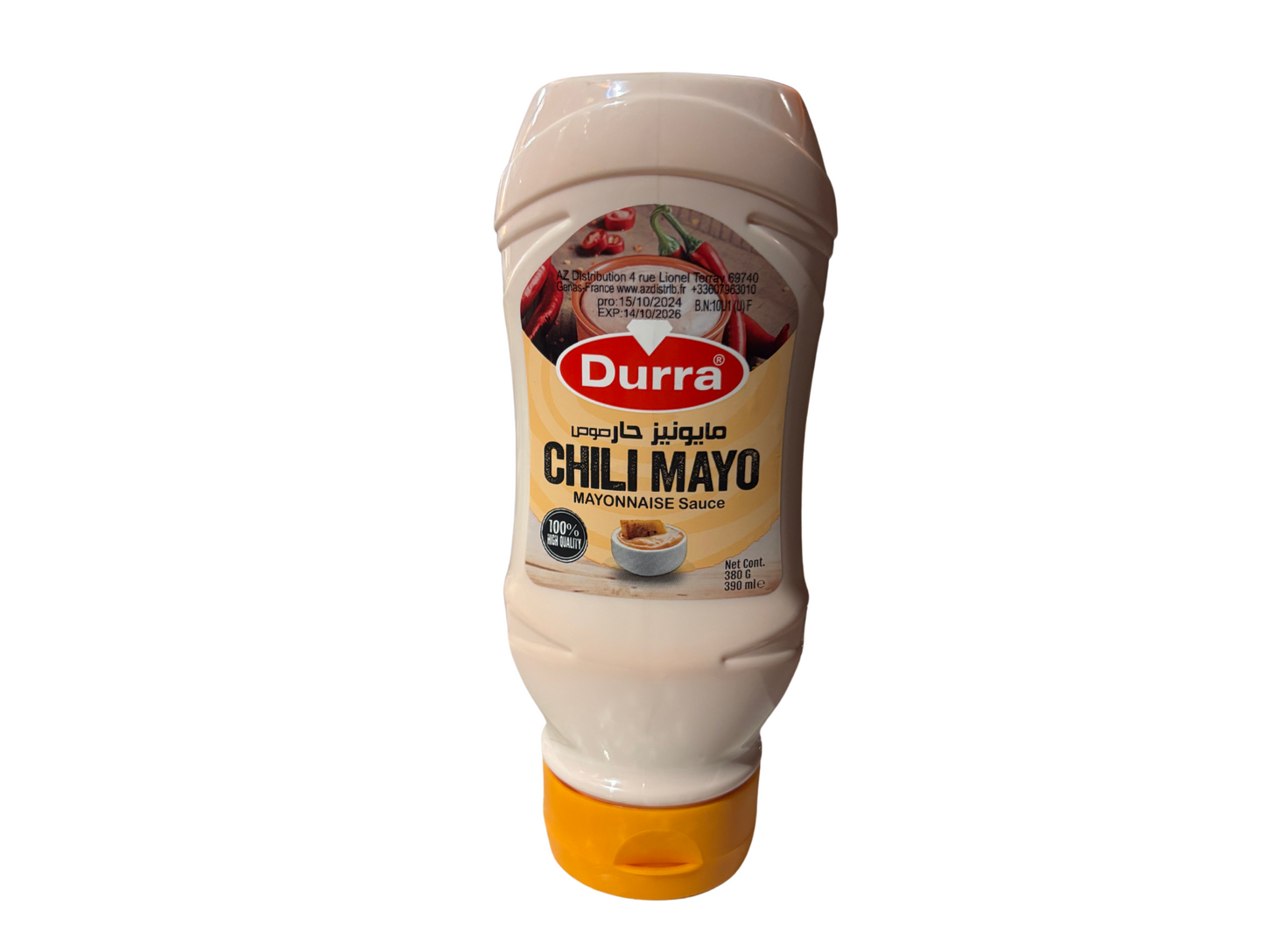 Mayonnaise piquante 380G x12 DURRA