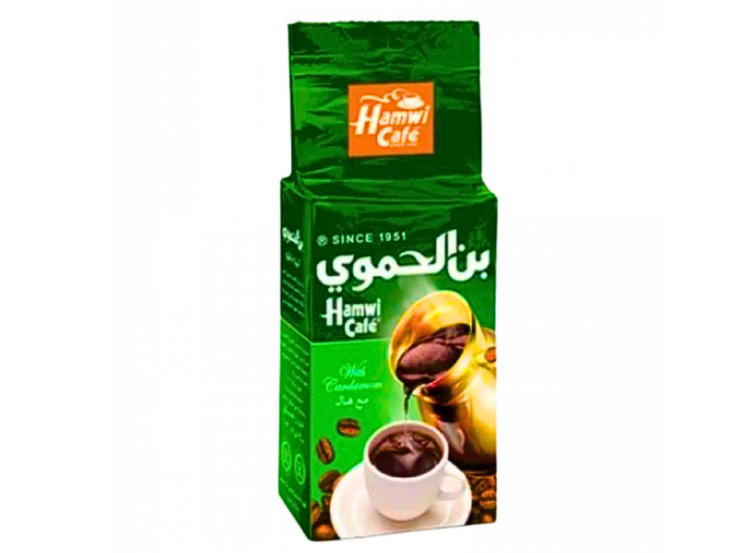 Café moulu cardamone 180G X12 HAMWI