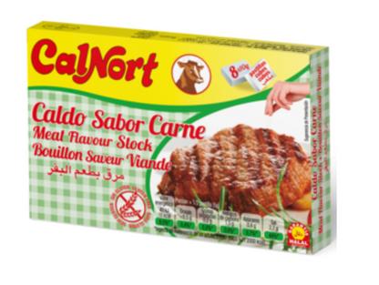 Bouillon de boeuf en cube halal 10G x8 x 24 - CALNORT