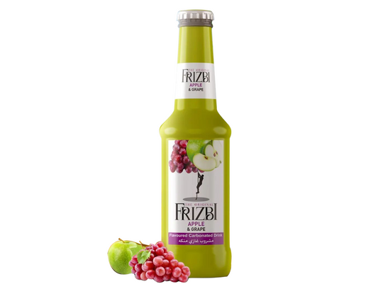 Boisson gazeuse à la pomme et aux raisins 250ML x 24 FRIZBI