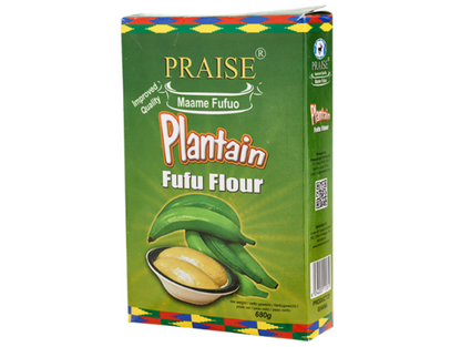 Poudre de manioc et banane plantain pour Fufu 680G x 12 - PRAISE