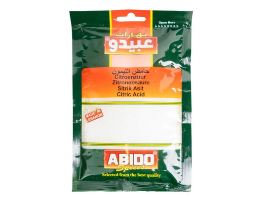 Acide citrique 100G x 10 - ABIDO