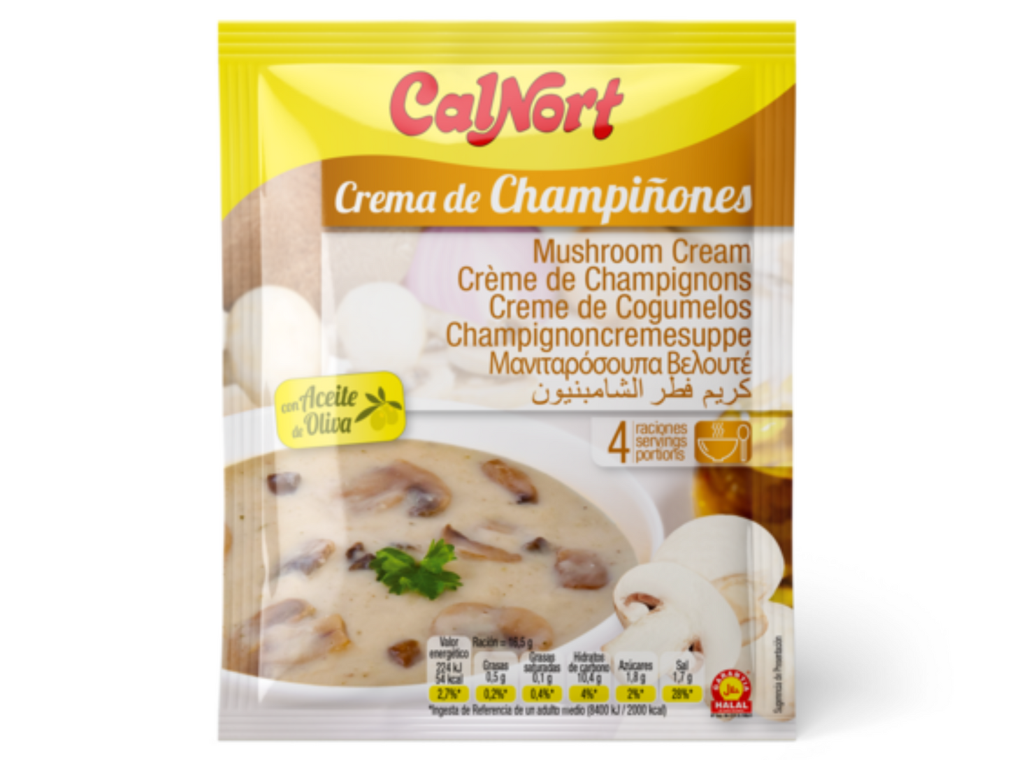 Velouté de champignons 66G x 24 - CALNORT