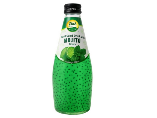 Boisson saveur mojito et aux graines de basiliques 300ML x24 ZINE