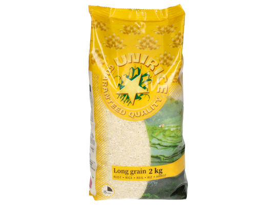 Riz grains long 2KG x 4 UNIRICE