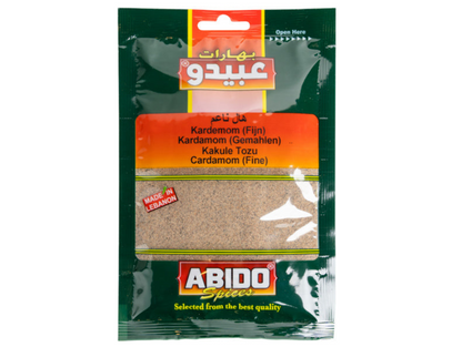 Cardamome moulue 50G x 10 - ABIDO