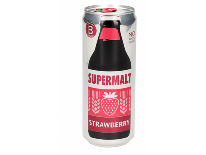 Bière sans alcool à la fraise 330ML x 24 SUPERMALT