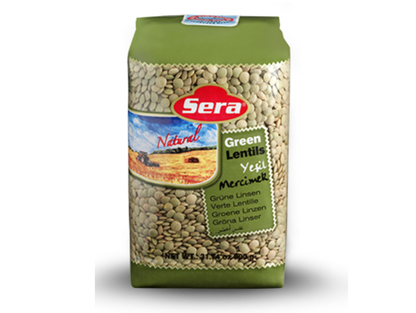 Lentilles vertes 1KG x 12 SERA