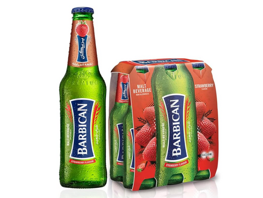 Bière sans alcool à la fraise 330ML x24 BARBICAN