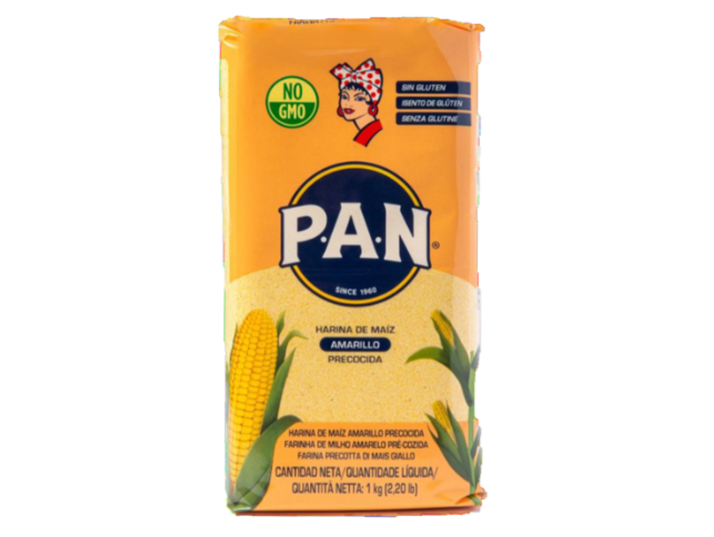 Farine de maïs jaune 1KG x10 - PAN