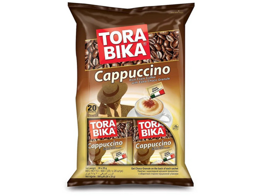 Cappuccino & chocolat 550G x 12 TORA BIKA