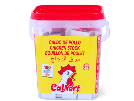 Bouillon de poulet en cube halal 100 cubes de 10G x 8 CALNORT