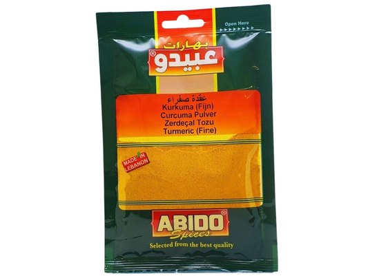 Curcuma moulu 50G x 10 - ABIDO