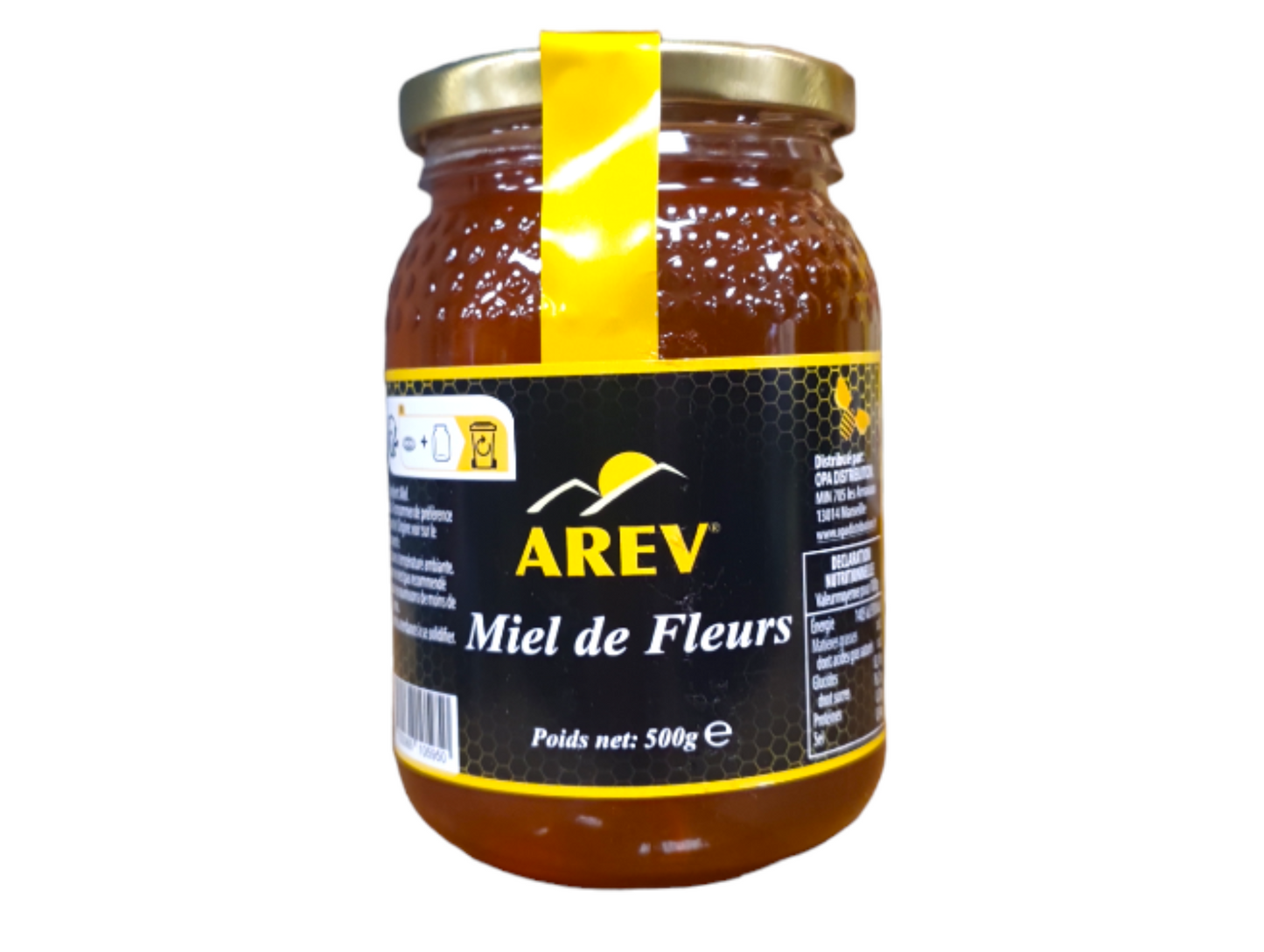 Miel de fleur 500G x 12 - AREV