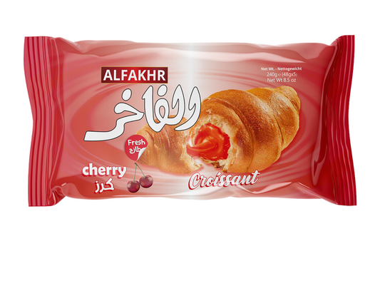 Croissant fourré à la cerise 240G x16 ALFAKHR