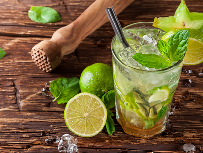 Boisson saveur mojito et aux graines de basiliques 300ML x24 ZINE