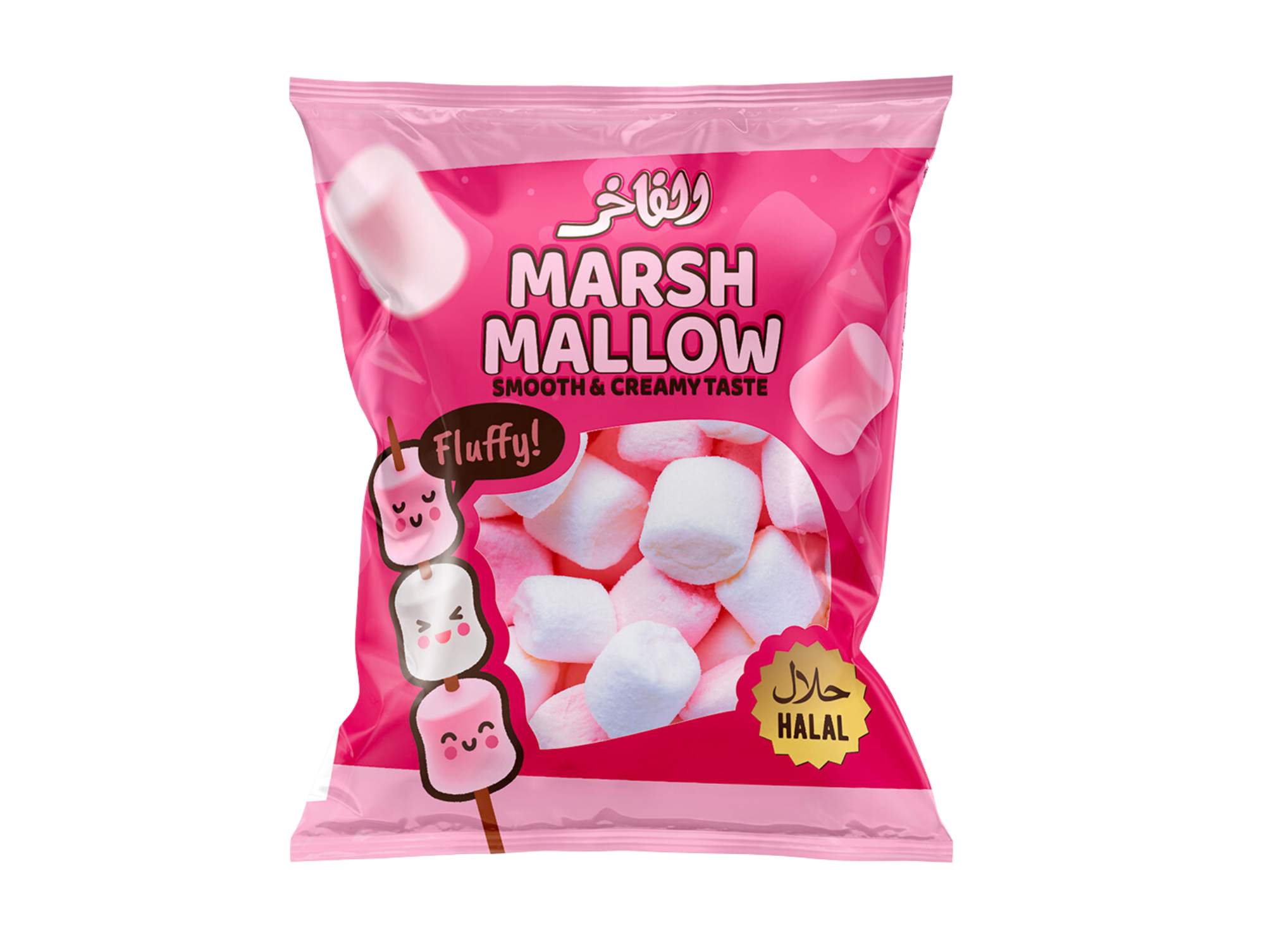 Marshmallow (pink) halal 65G x28 AL FAKHER