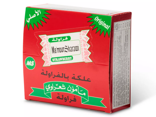 Chewing-gum à la fraise 200G x24 SHARAWI