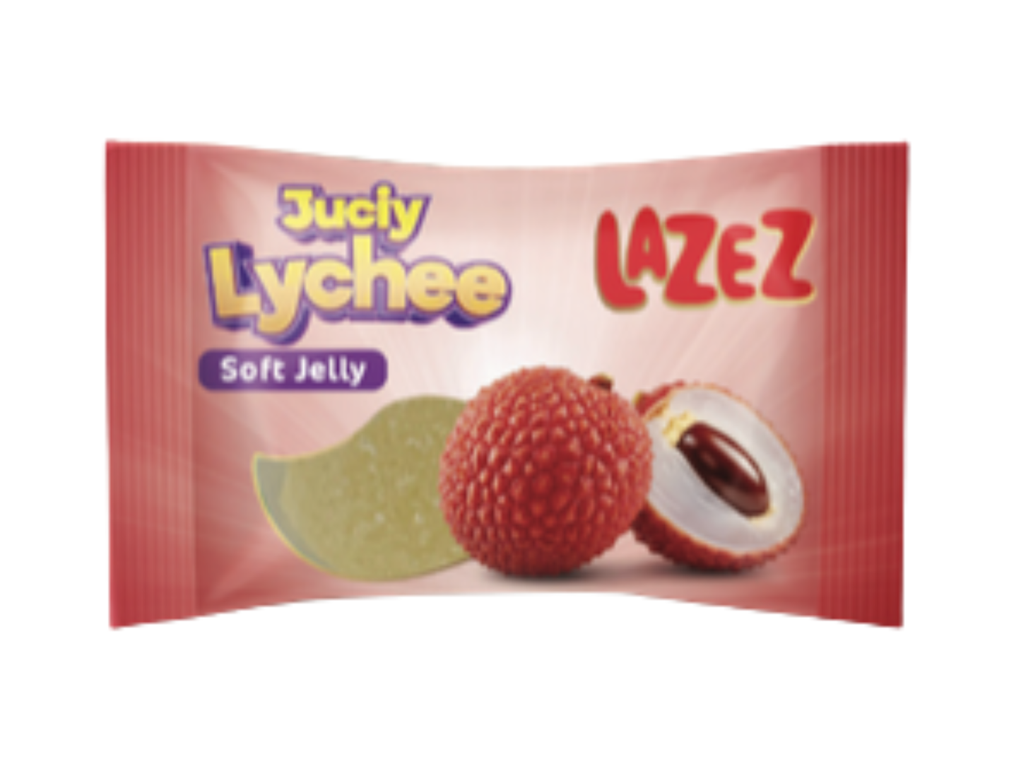 Bonbons juteux au litchi 100G x 24 -  LAZEZ
