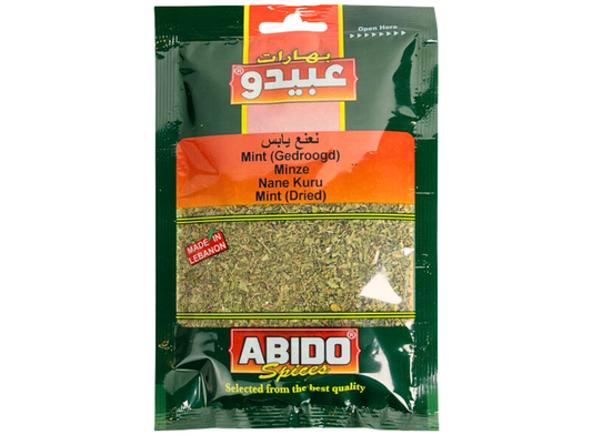 Menthe séchée 30G x 10 - ABIDO